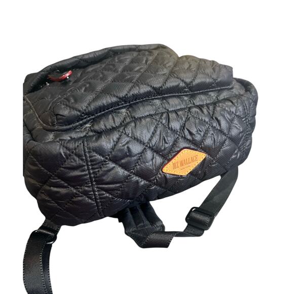MZ Wallace Metro City Backpack Small Black Quilted - Picture 4 of 7